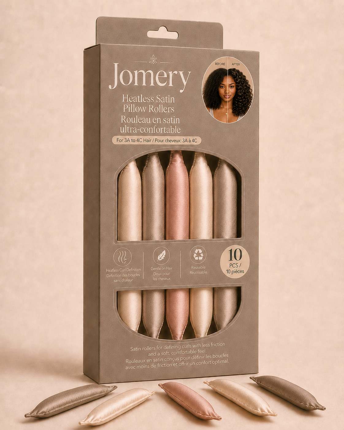 Satin Pillow Roller by Jomery